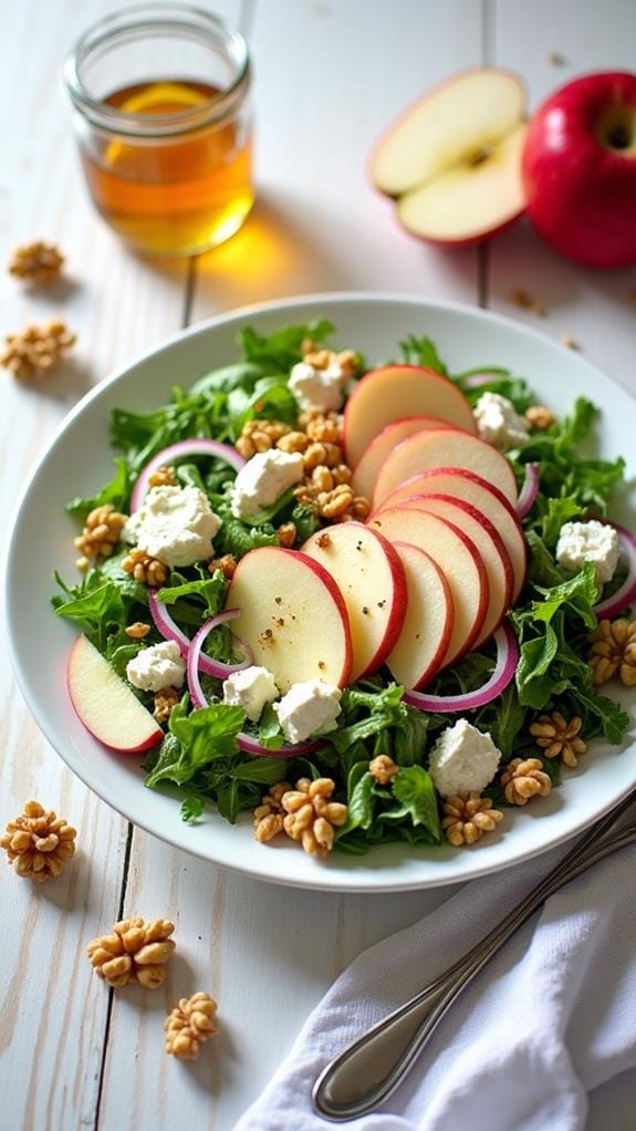 Apple Walnut Salad With Endive and Dates