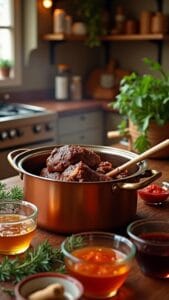 Braised Lamb Shanks With Fig And Honey recipe