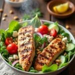 Chicken Shawarma Kebab Salad recipe