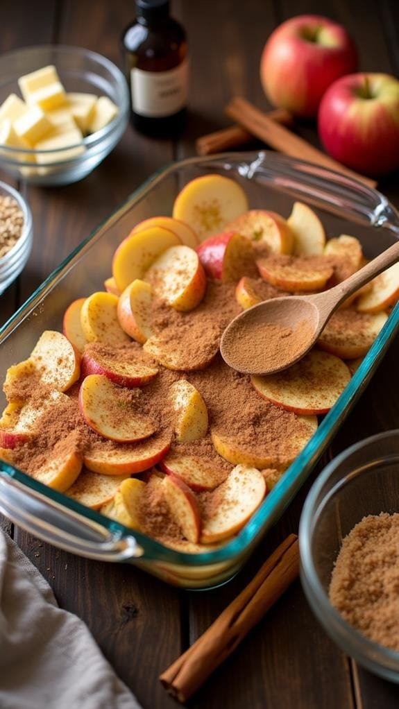 Cinnamon & Vanilla Apple Crisp recipe