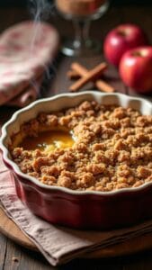 Cinnamon & Vanilla Apple Crisp recipe