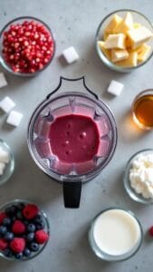 Five-Minute Superfruit Pomegranate Smoothie recipe