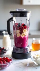 Five-Minute Superfruit Pomegranate Smoothie recipe