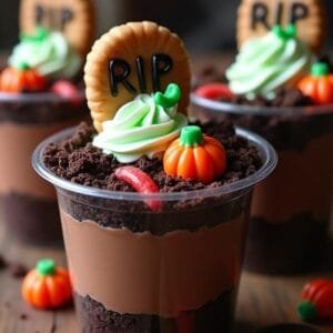 Graveyard Dirt Cups recipe