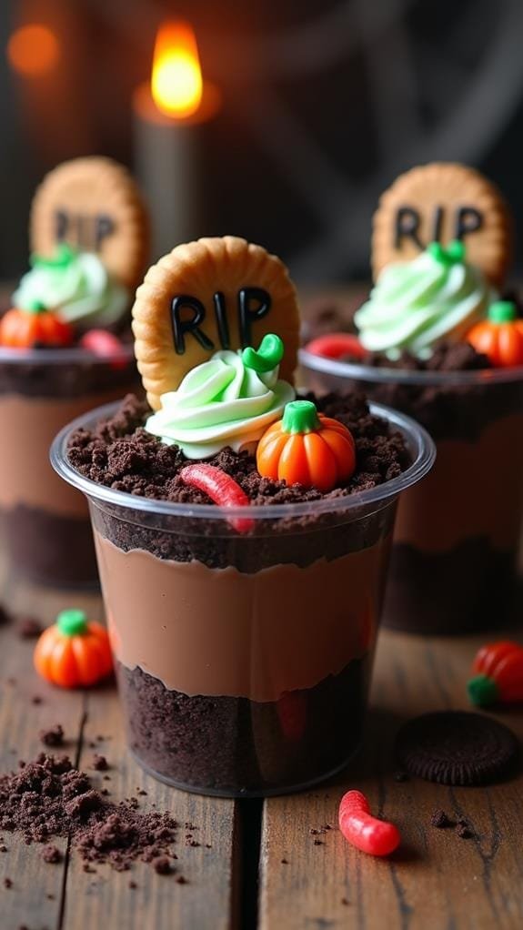 Graveyard Dirt Cups recipe