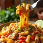 One-Pot Chicken Fajita Pasta recipe