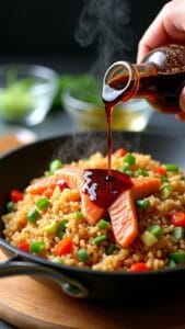 Salmon Fried Rice recipe