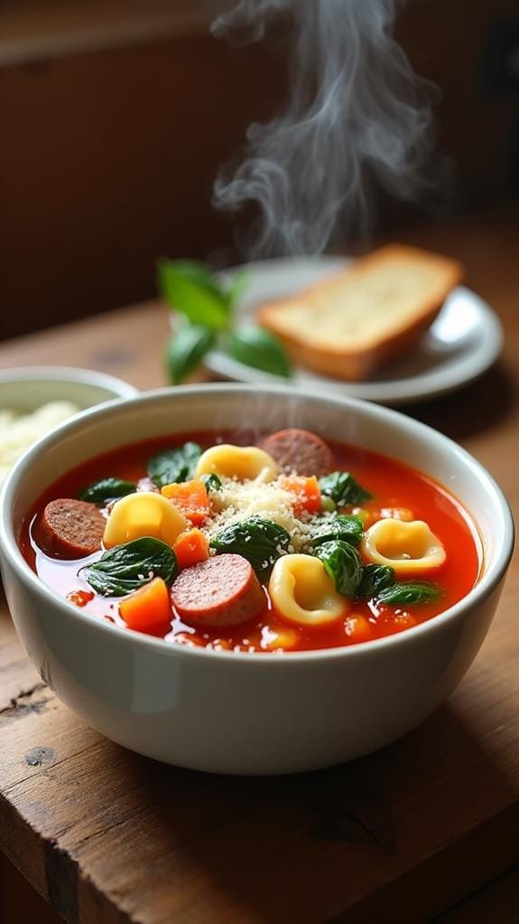 Sausage Tortellinin Soup recipe