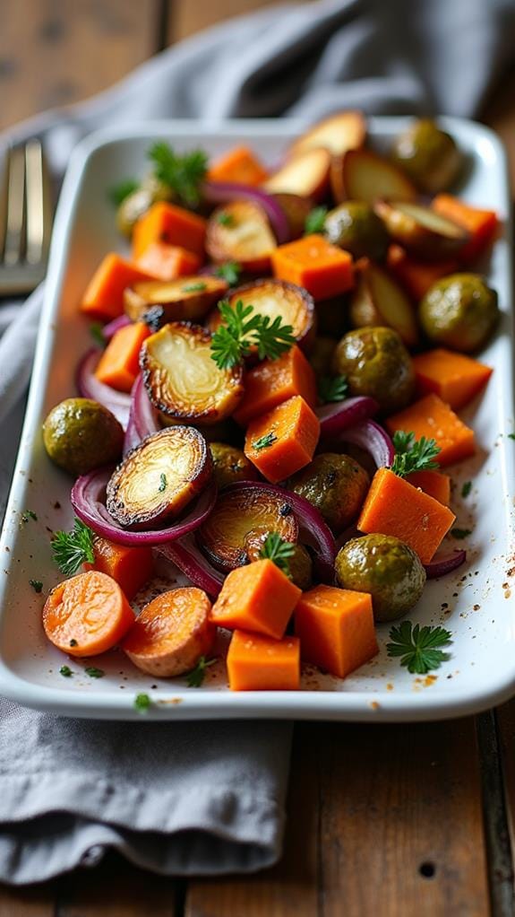 Autumn Harvest Sheet Pan Veggies with Maple Glaze recipe