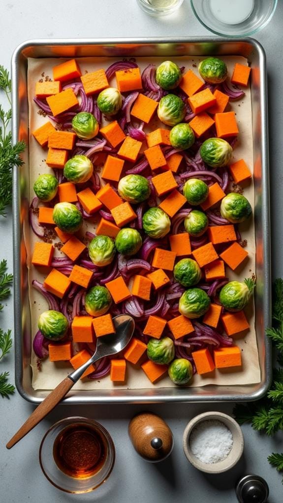 Autumn Harvest Sheet Pan Veggies with Maple Glaze recipe