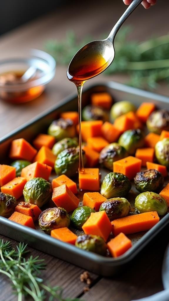 Autumn Harvest Sheet Pan Veggies with Maple Glaze recipe