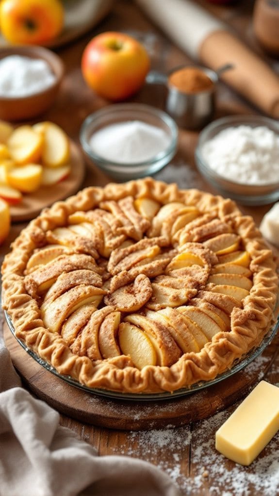 Homemade Dutch Apple Pie with Cinnamon Crumb Topping recipe