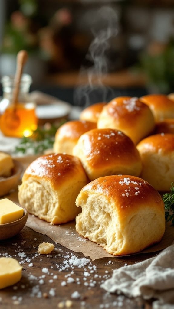 Fluffy Honey Butter Quick-Cooking Dinner Rolls recipe