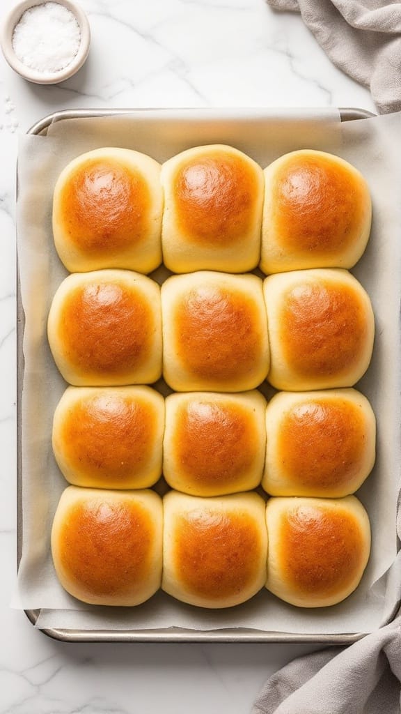 Fluffy Honey Butter Quick-Cooking Dinner Rolls recipe