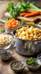 Chickpea and Potato Stew with Rosemary and Thyme recipe