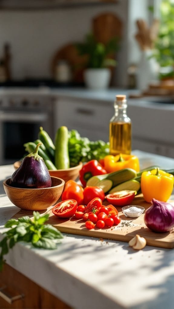 Sheet Pan Ratatouille With Fresh Herbs