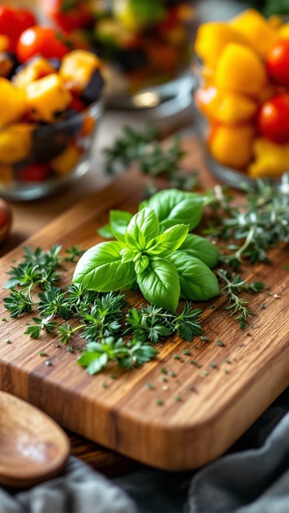 Sheet Pan Ratatouille With Fresh Herbs