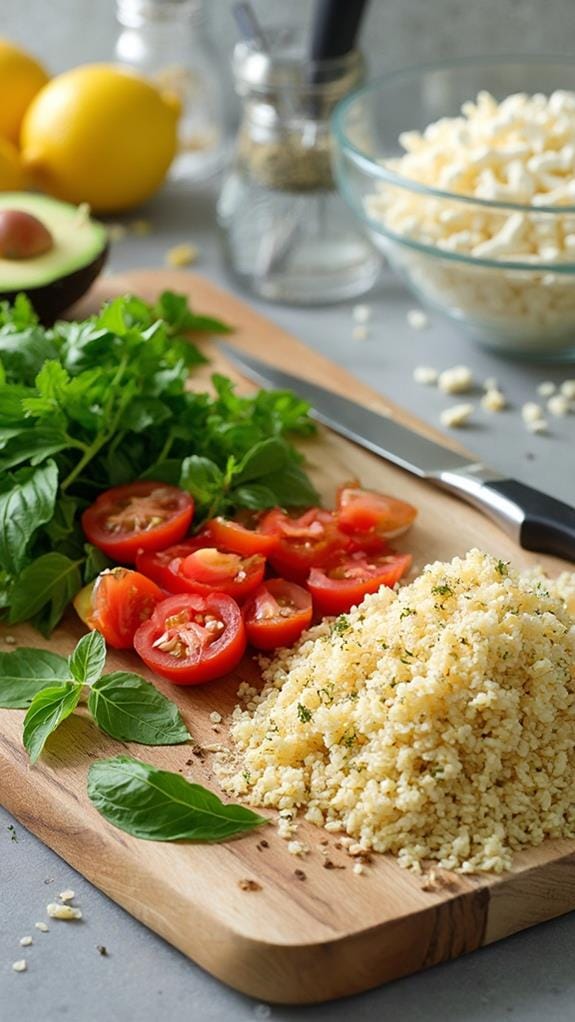 Zesty Lemon Herb Quinoa Salad With Avocado and Feta