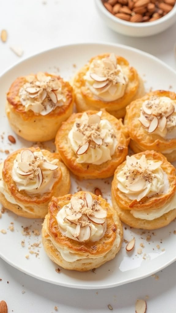 almond cream puff pastry