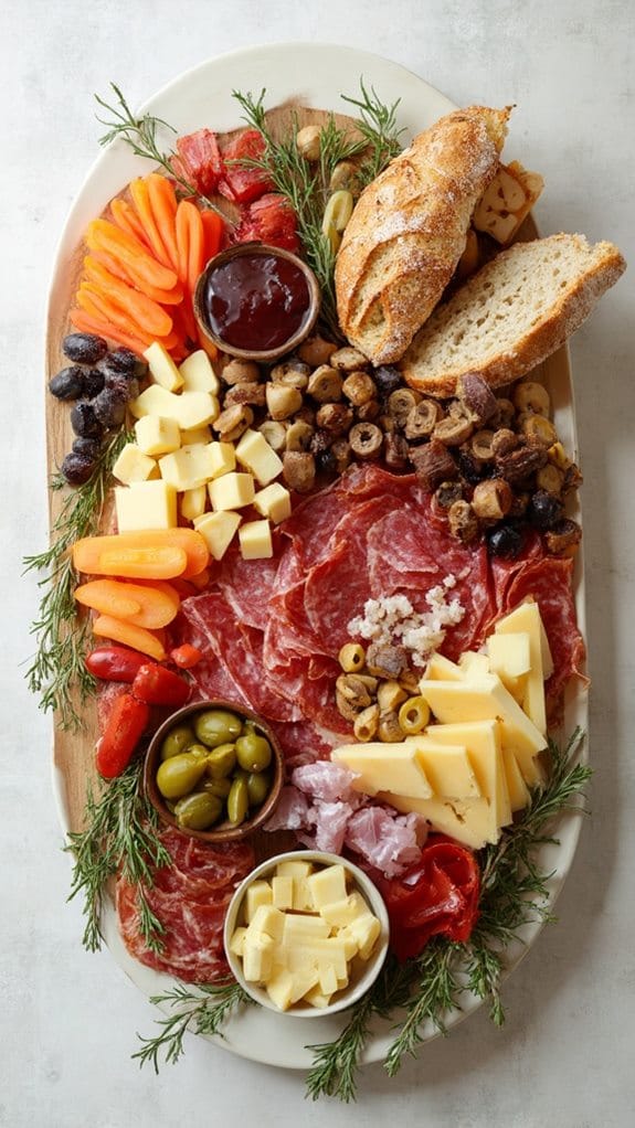 artisanal pickled charcuterie board