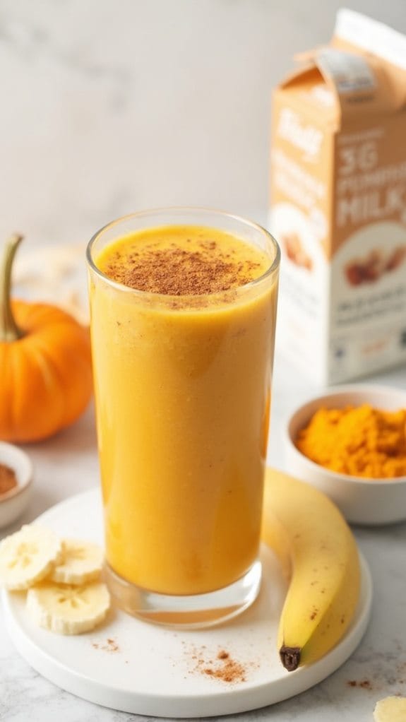 autumn flavored healthy drink