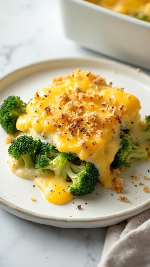 cheesy broccoli casserole delight