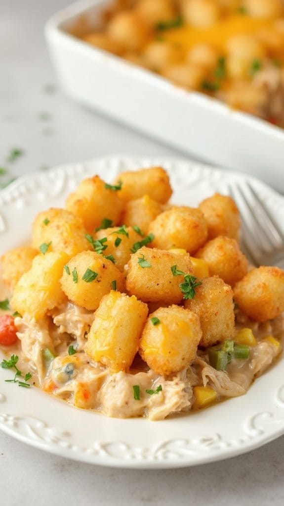 cheesy chicken tater tot