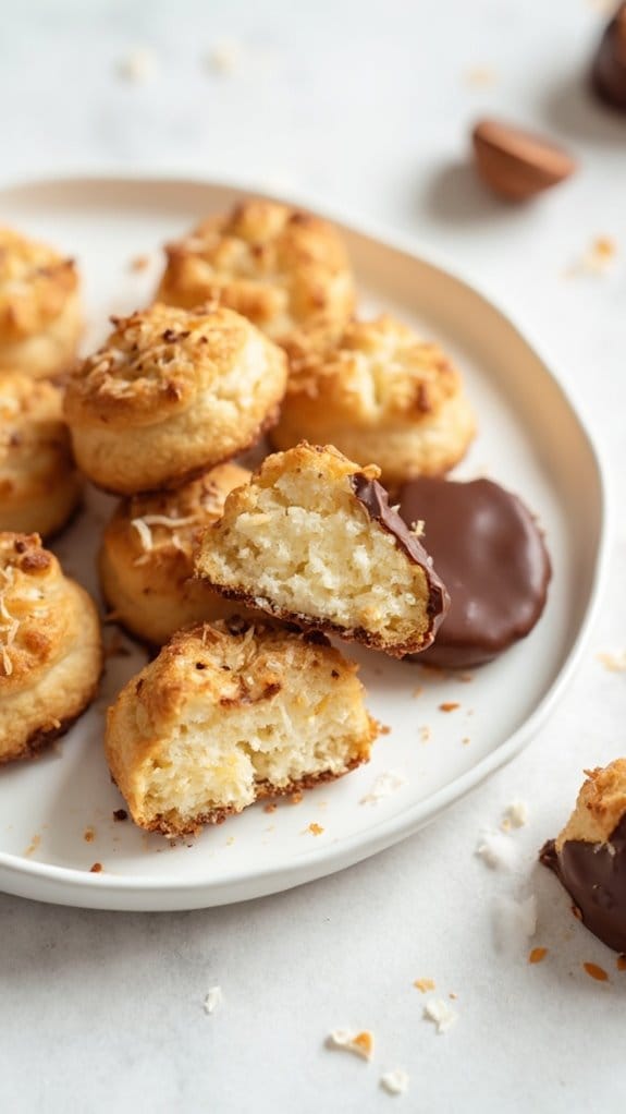 chewy coconut dessert bites