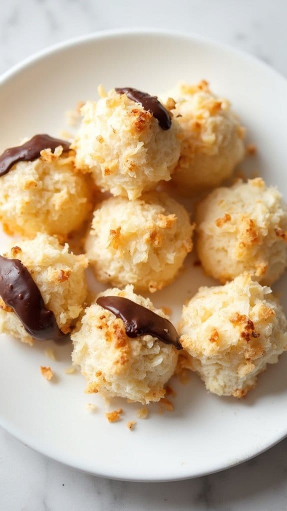 chewy coconut dessert bites