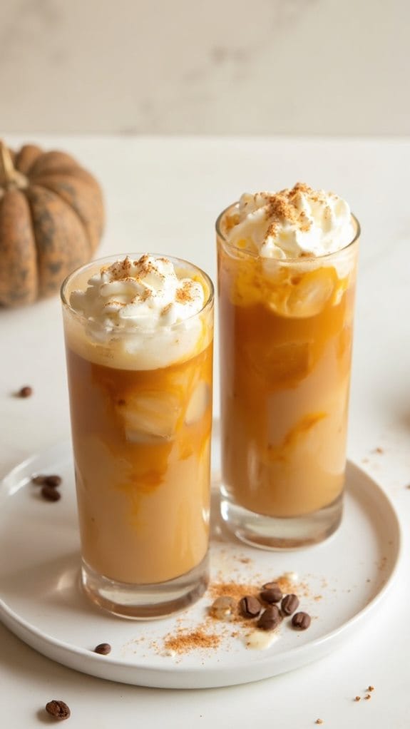 chilled pumpkin spice brew