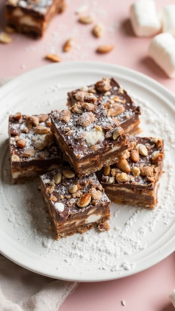 chocolate marshmallow crunch treats