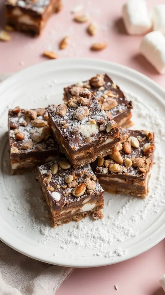 chocolate marshmallow crunch treats