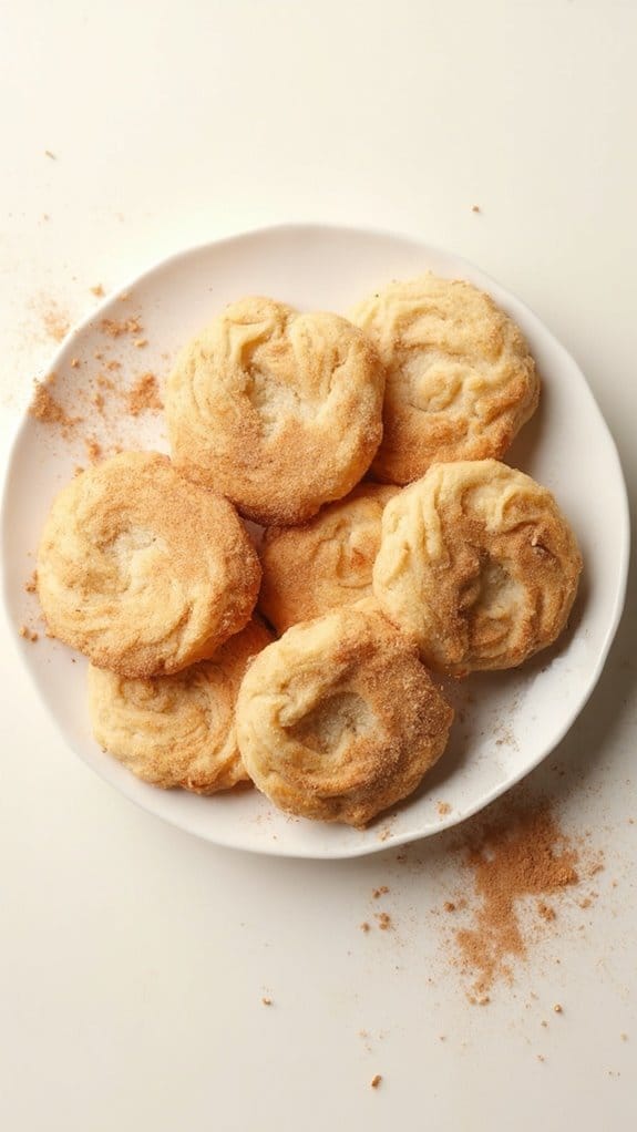 cinnamon sugar coated cookies