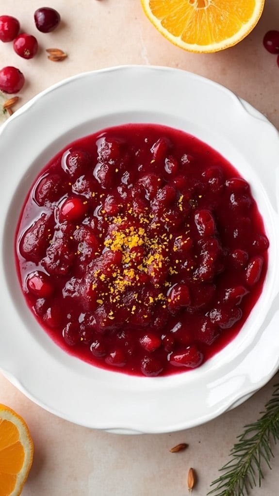 citrusy cranberry sauce recipe