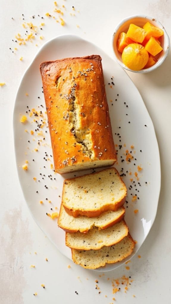 citrusy poppy seed bread