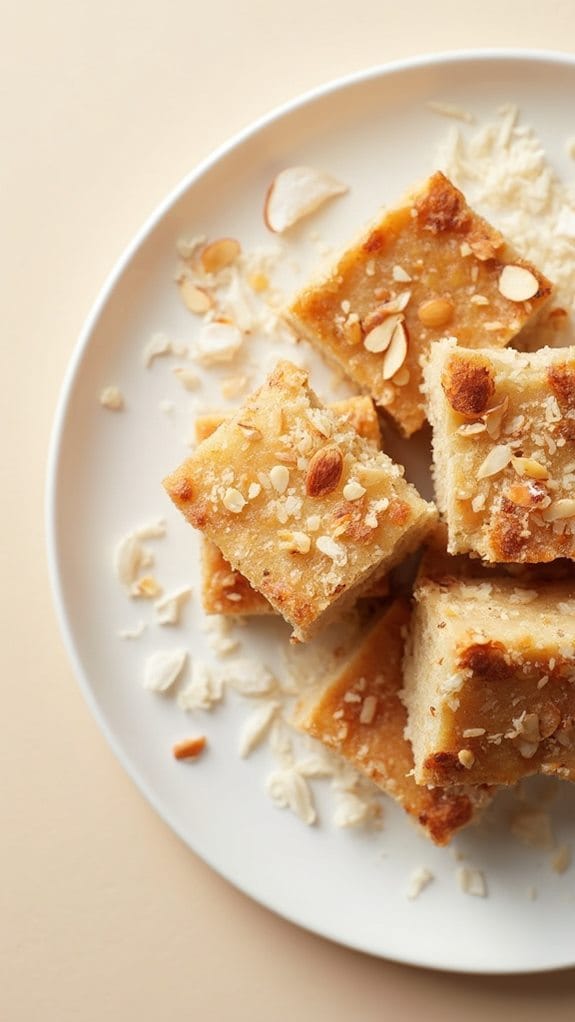 coconut almond dessert bars