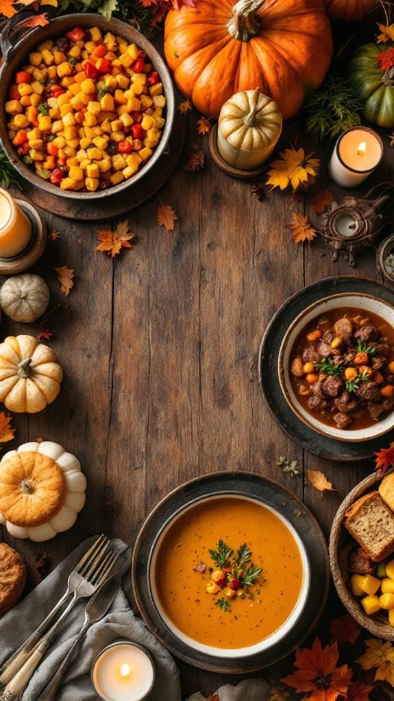 cozy autumn meals list