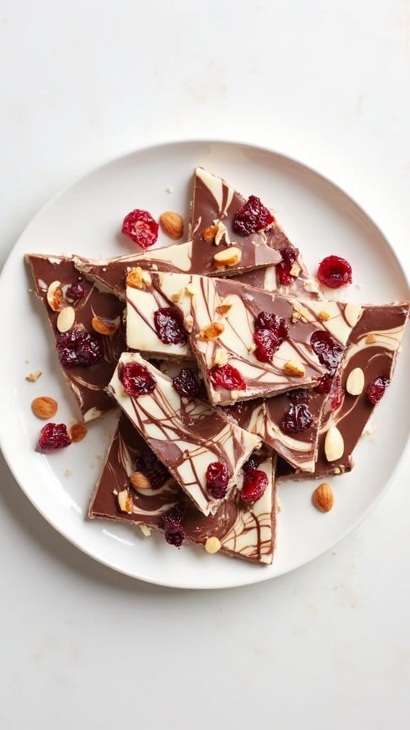 cranberry almond chocolate treat