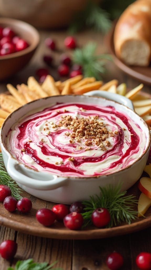 cranberry cream cheese dips