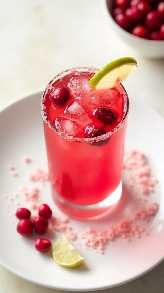 cranberry infused cocktail delight