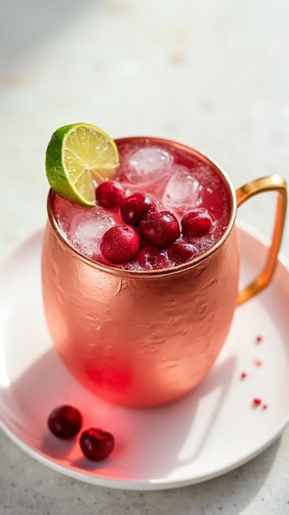 cranberry infused cocktail delight