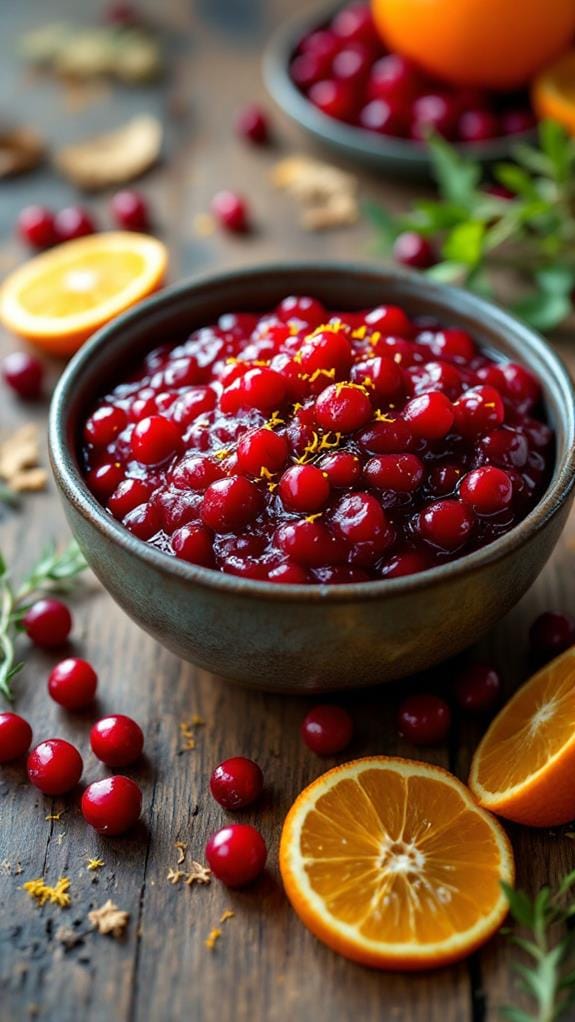 cranberry sauce orange zest