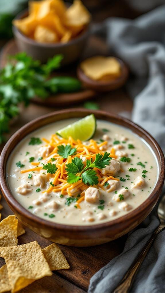 creamy chicken chili recipes