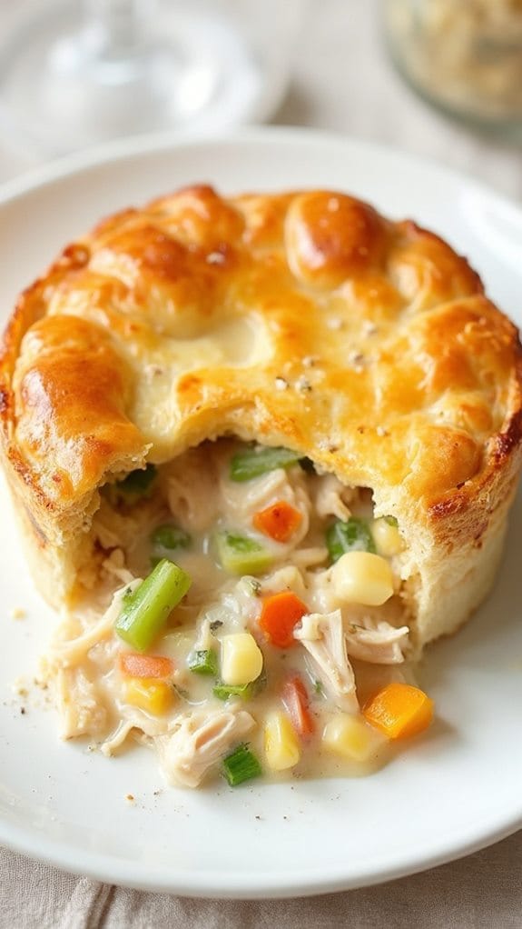 creamy chicken pie delight