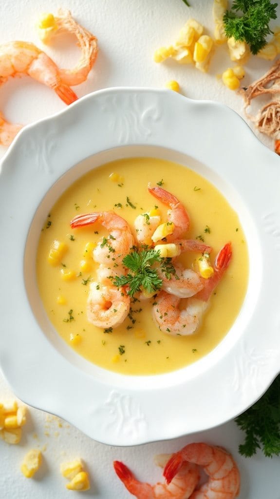 creamy corn seafood chowder