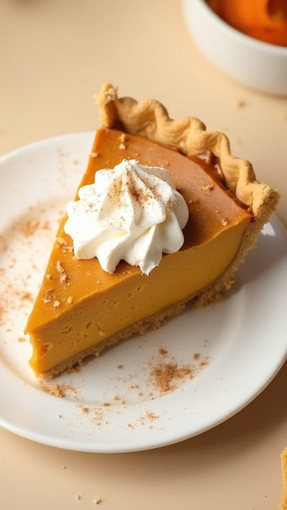 creamy pumpkin pie delight