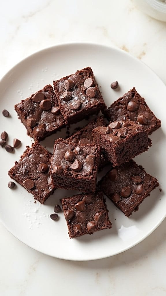 decadent avocado fudge brownies