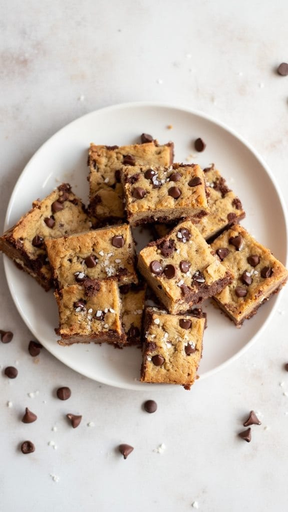 decadent chocolate chip bars