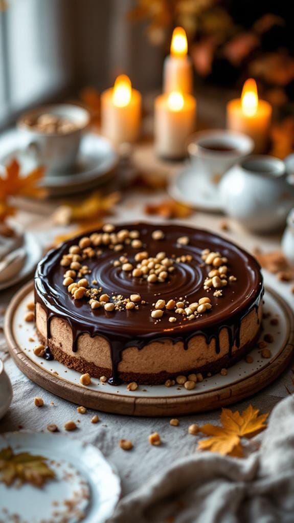 decadent chocolate hazelnut dessert