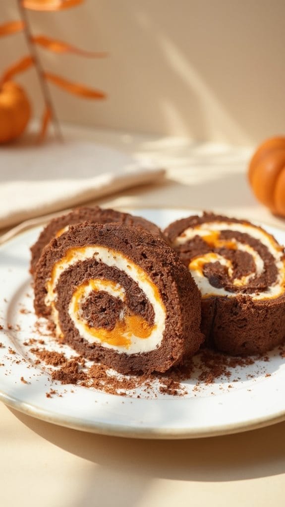 decadent seasonal dessert roll